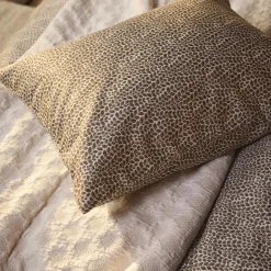 Lexington Sengetøj-Cotton Sateen Pillowcase, stone/white/beige