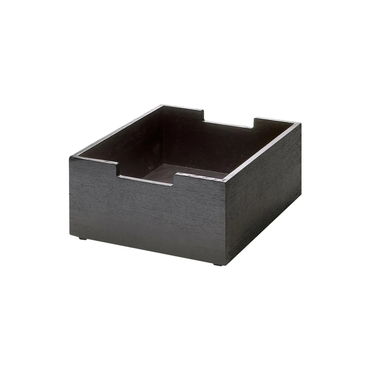 Fritz Hansen Småopbevaring-Cutter Box Low, sort/eg