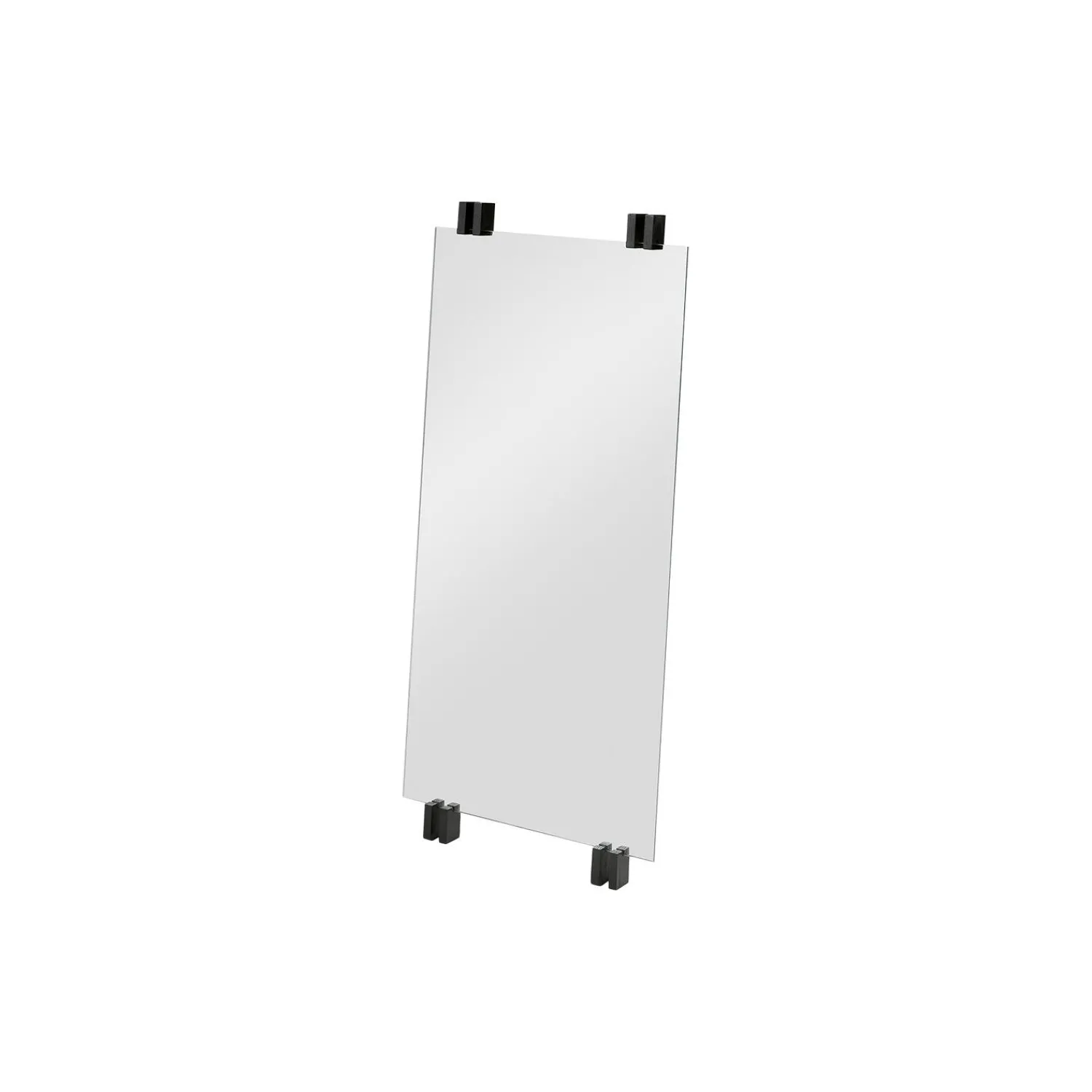 Skagerak by Fritz Hansen Vægspejle-Cutter Mirror, sort/eg