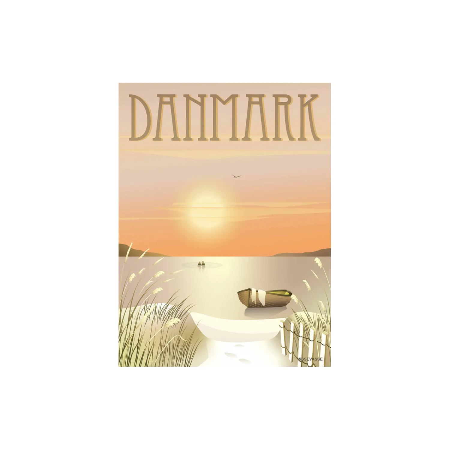 ViSSEVASSE Plakater & Rammer * DANMARK klitterne plakat
