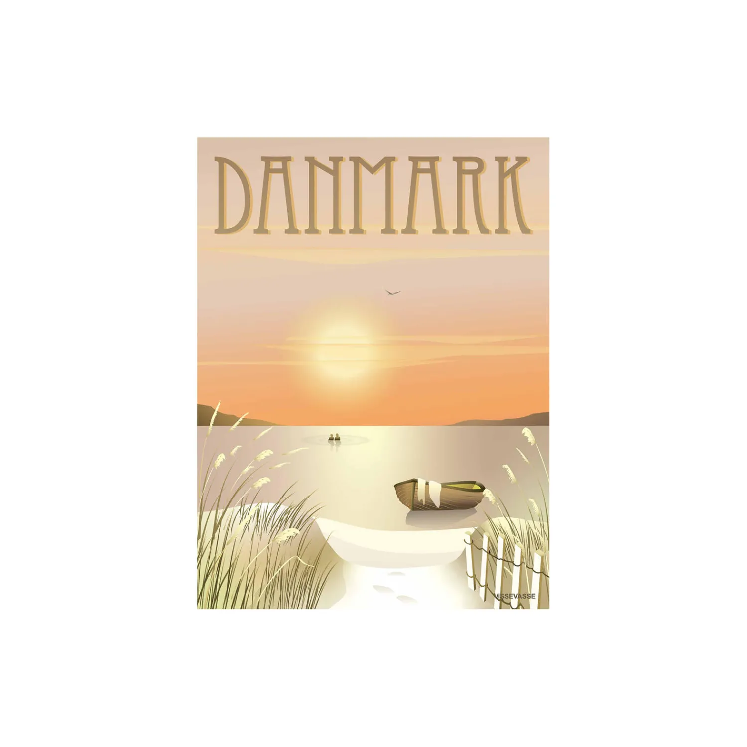ViSSEVASSE Plakater & Rammer * DANMARK klitterne plakat