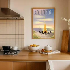 ViSSEVASSE Plakater & Rammer-Denmark Sankt Hans plakat