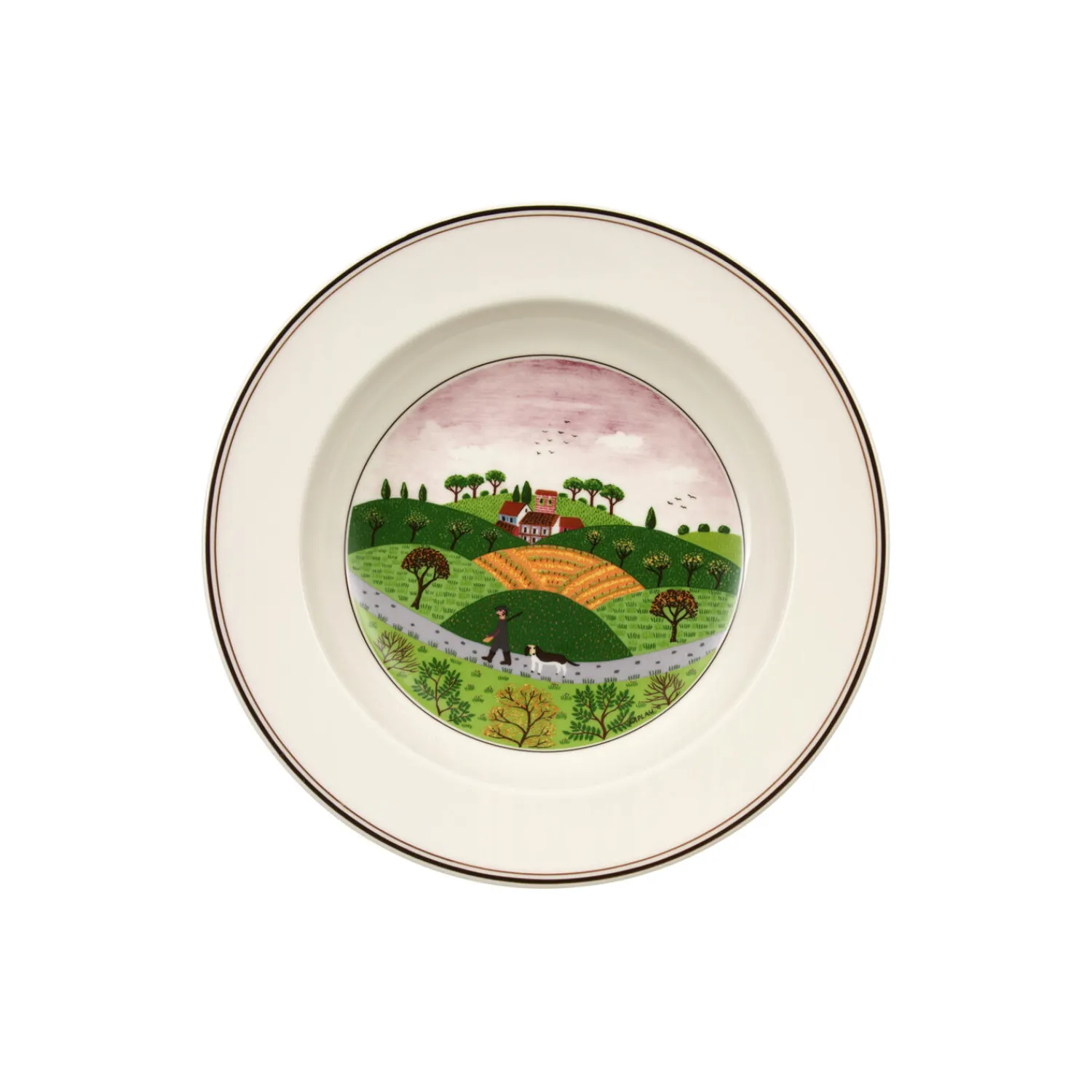 Villeroy & Boch Tallerkener * Design Naif dyb tallerken Ø 21 cm, huntsman