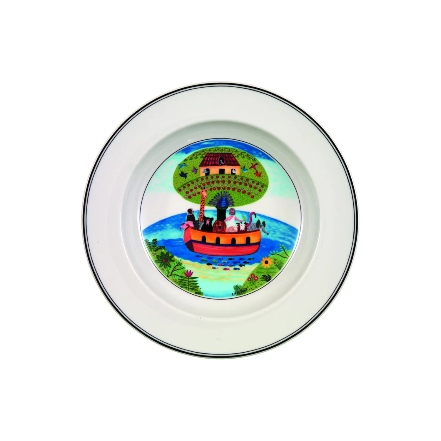 Villeroy & Boch Tallerkener * Design Naif dyb tallerken Ø 21 cm, Noah's ark