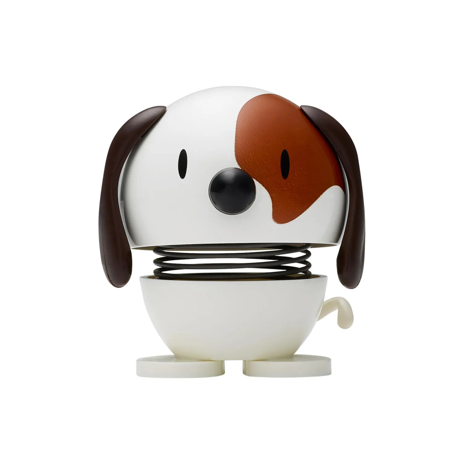 Hoptimist Figurer & Glaskunst-Dog, white