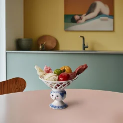 Bjørn Wiinblad Skåle, Bakker & Fade-Dora Frugtskål, blå