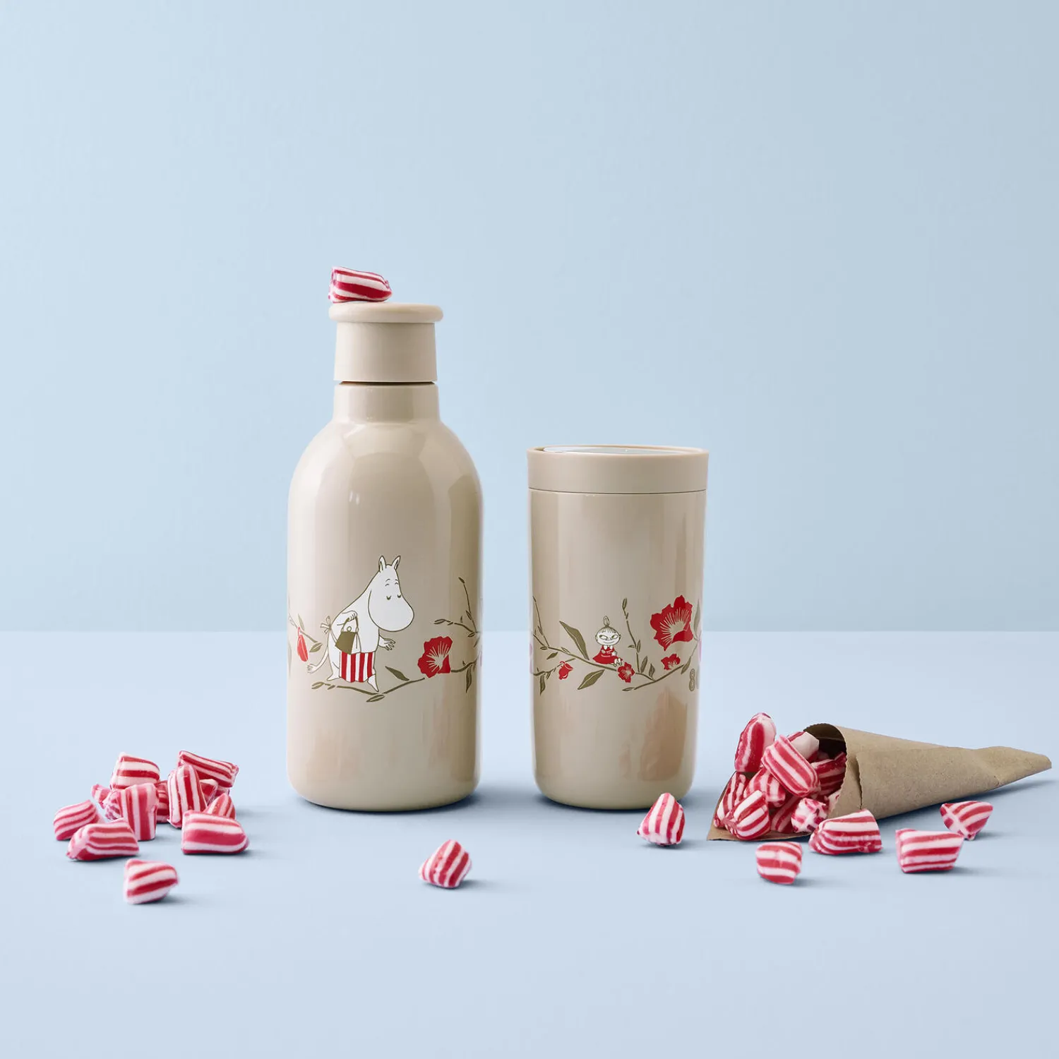 RIG-TIG To Go * DRINK-IT Moomin termoflaske 0,5 L, moominmamma’s tea party