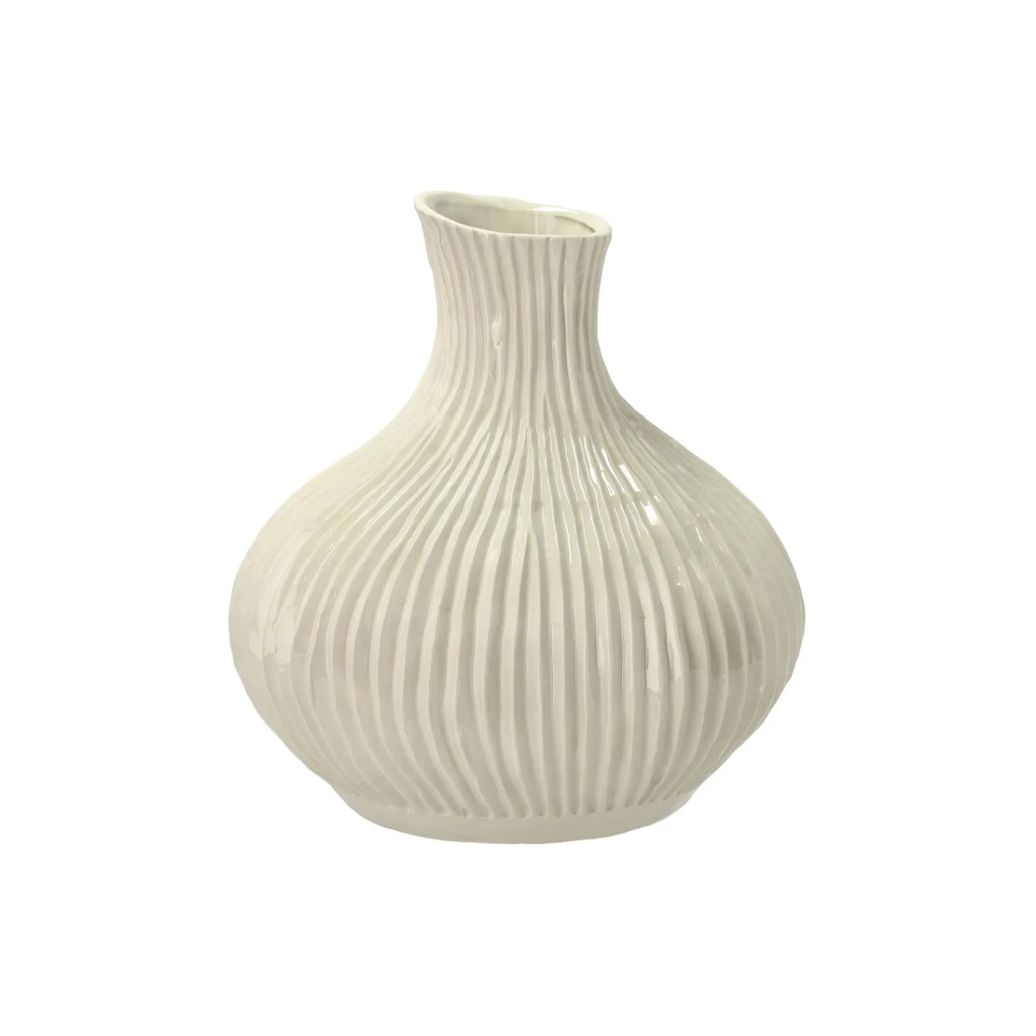Villa Collection Vaser-Eik vase M, creme