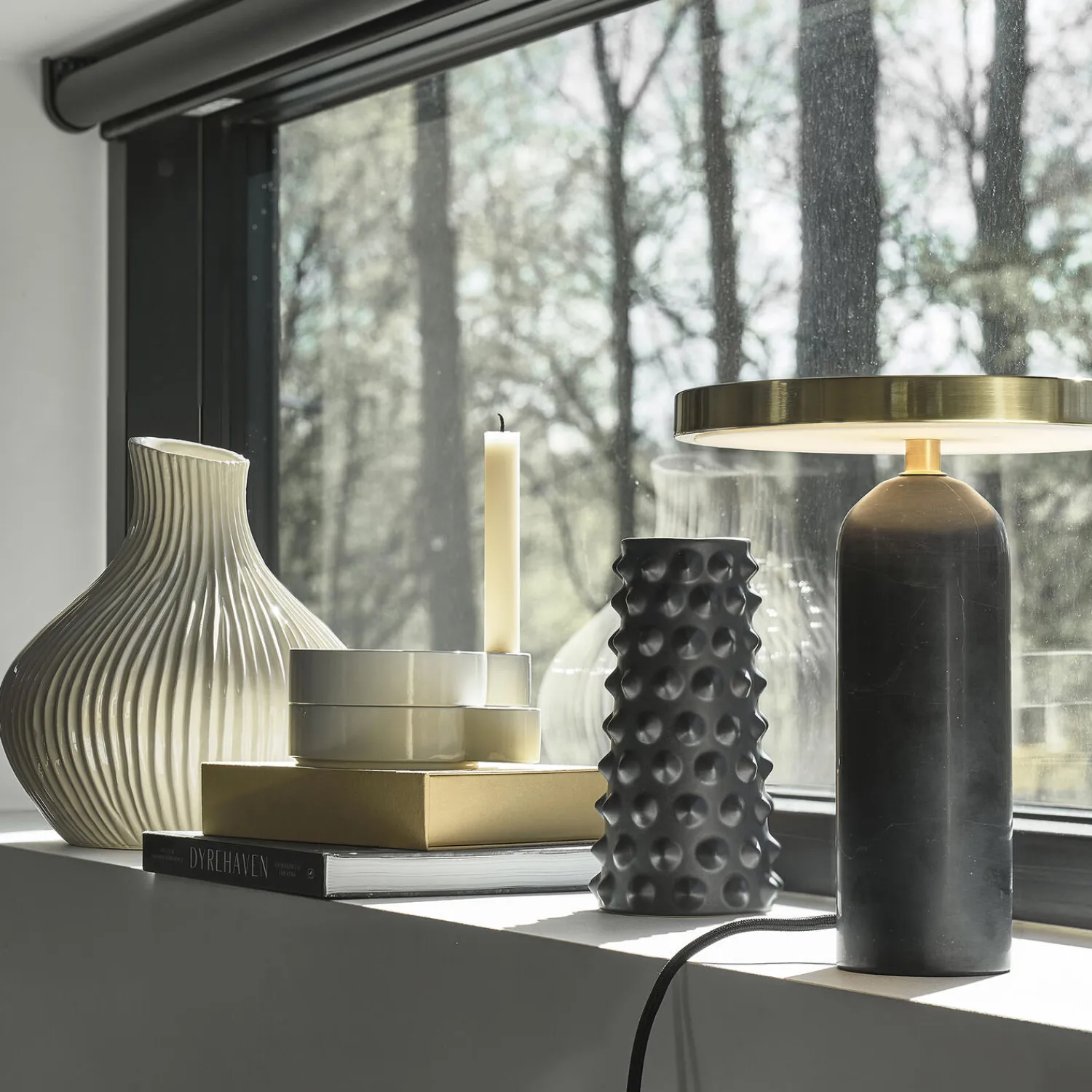 Villa Collection Vaser-Eik vase M, creme