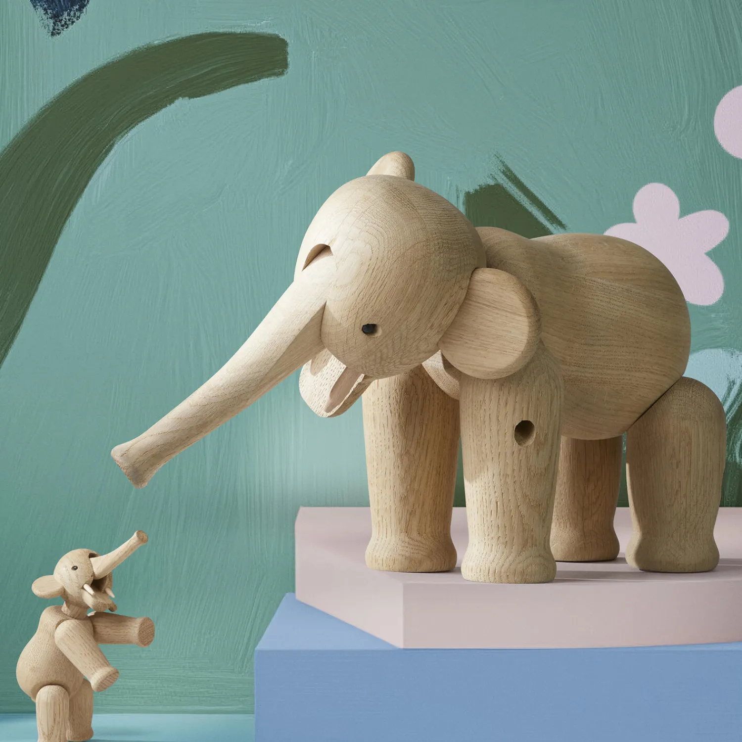 Kay Bojesen Denmark Figurer & Glaskunst-Elefant stor, eg
