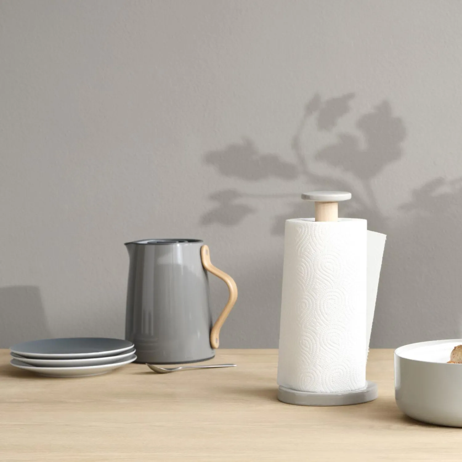 Stelton Køkkenudstyr-Emma køkkenrulleholder, grey
