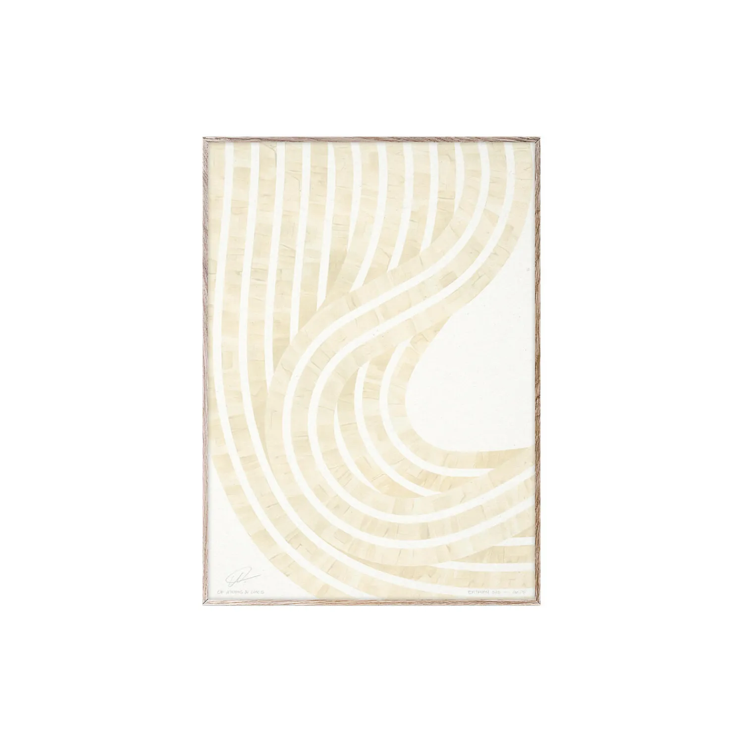 Paper Collective Plakater & Rammer * Entropy Sand 01 poster