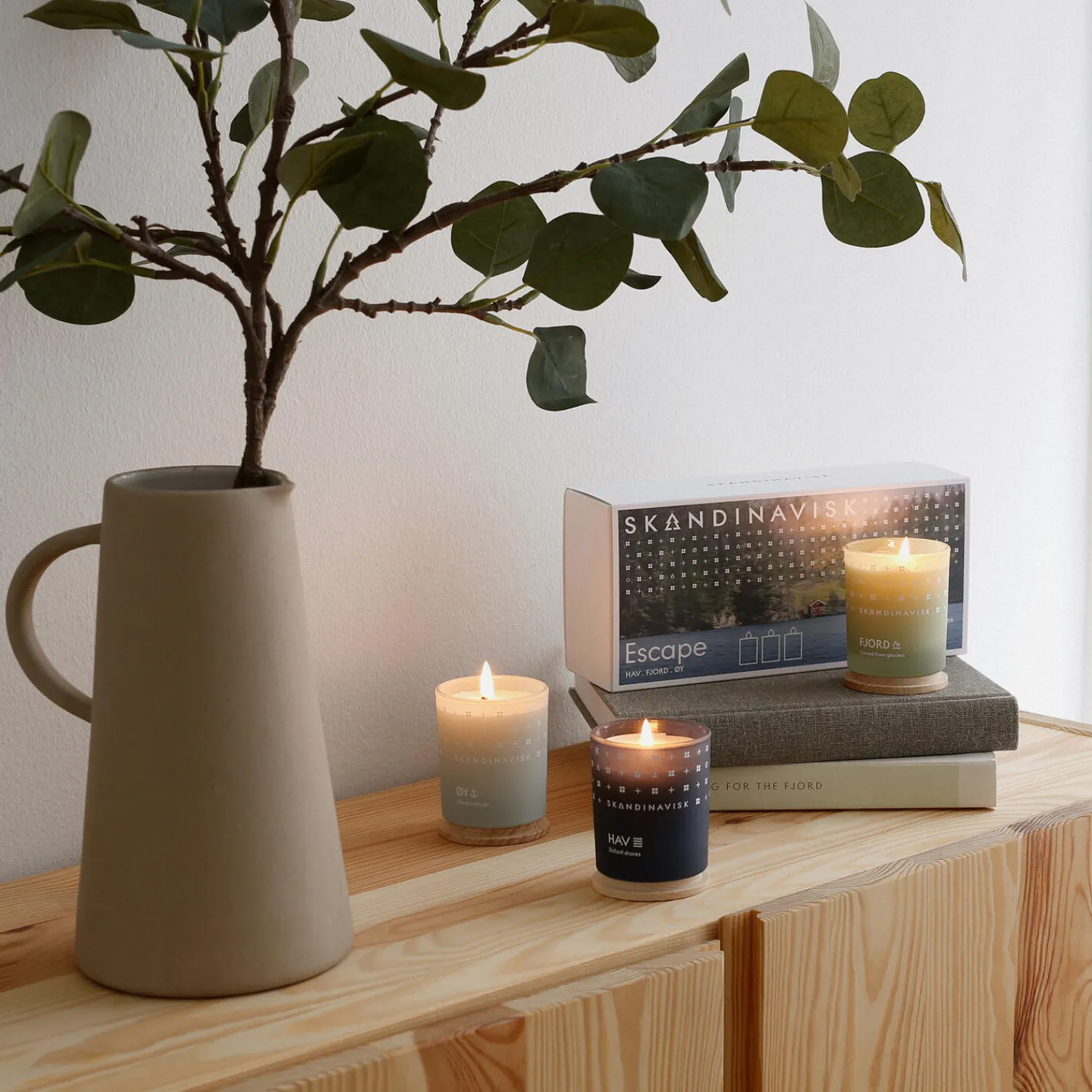 Skandinavisk Lys & Duftlys-ESCAPE Mini Candle Giftset