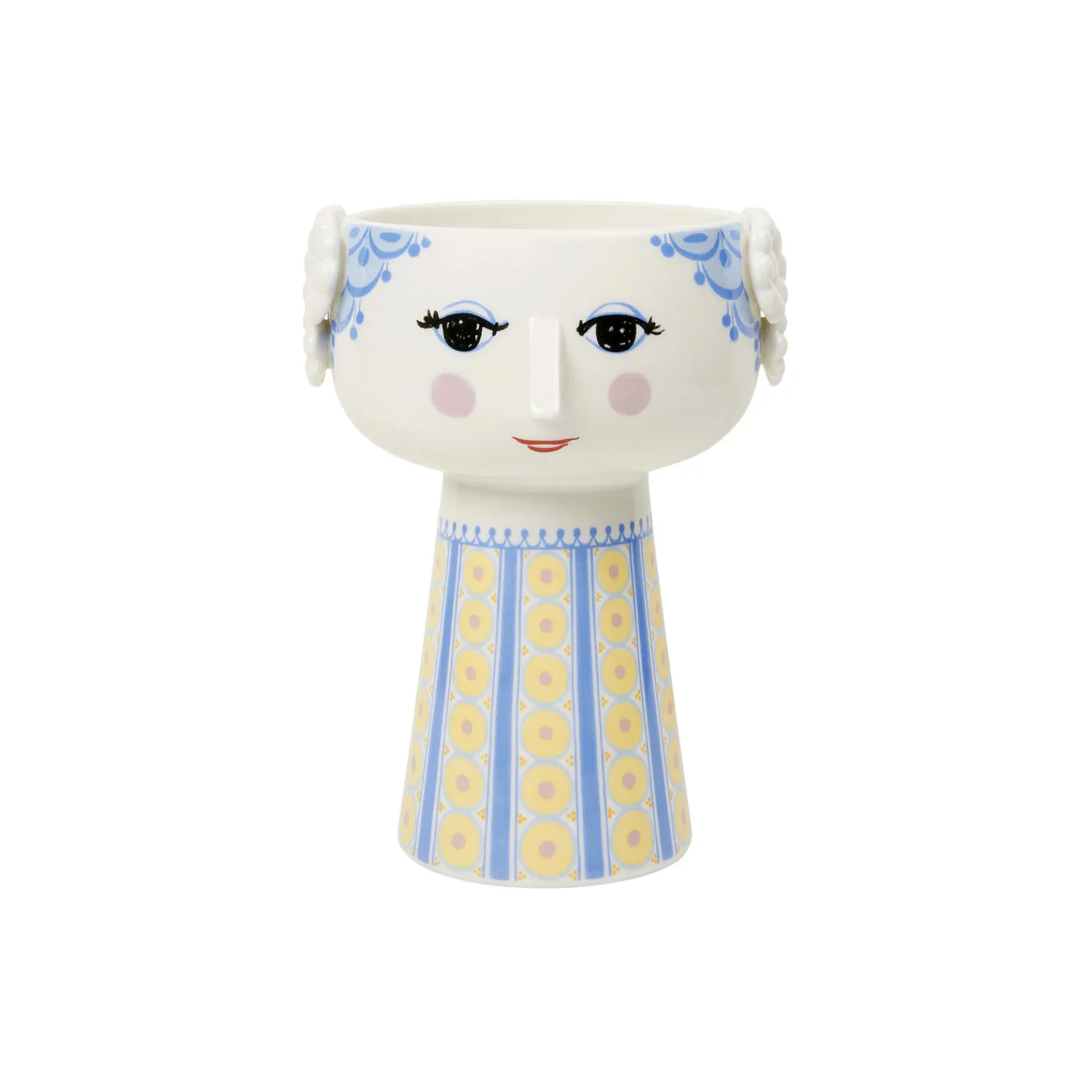 Bjørn Wiinblad Vaser * Eva vase 18,5 cm, blå