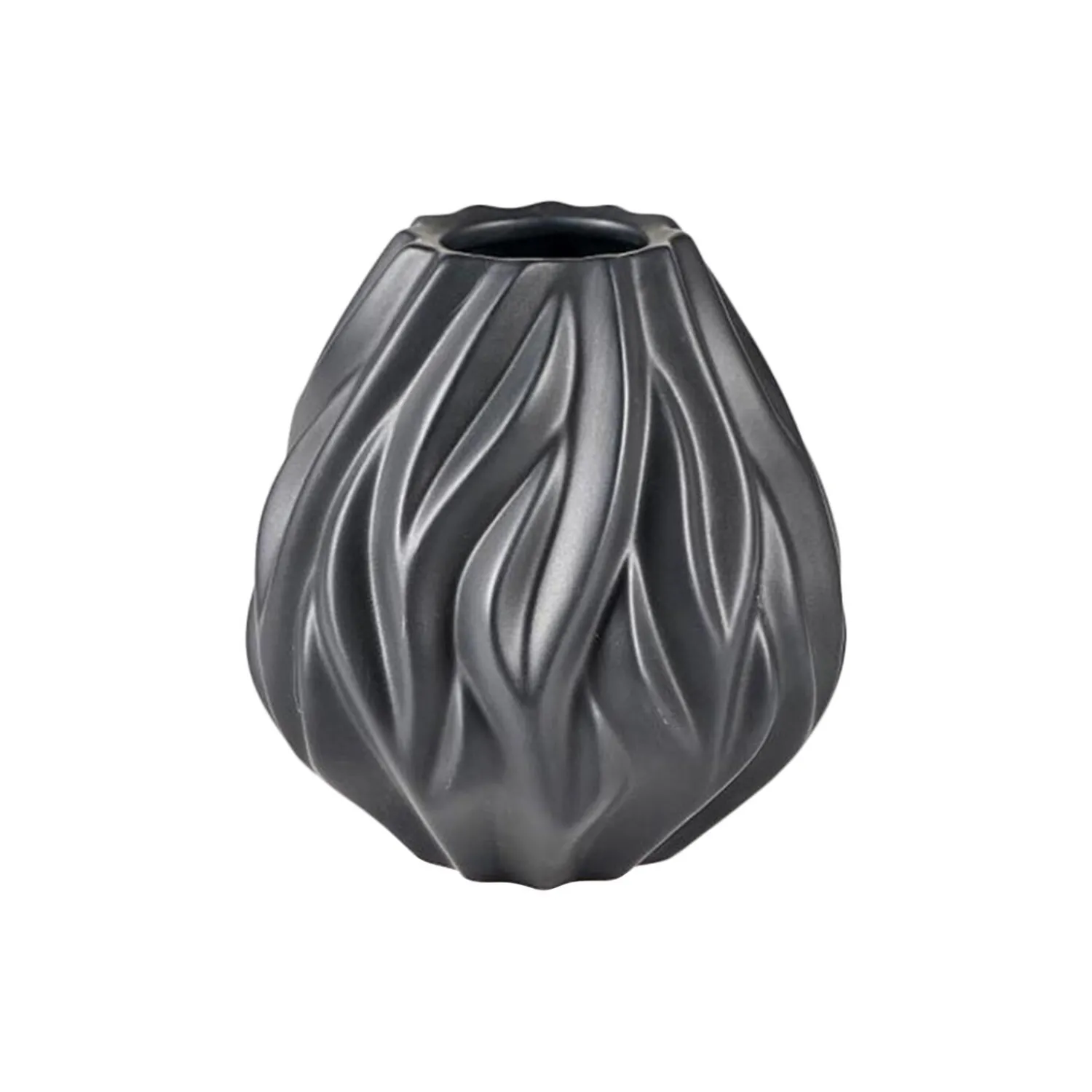 Morsø Vaser-Flame vase, sort