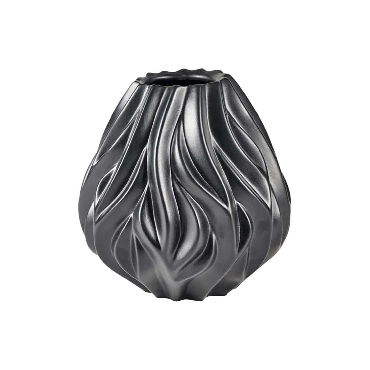 Morsø Vaser * Flame vase, sort