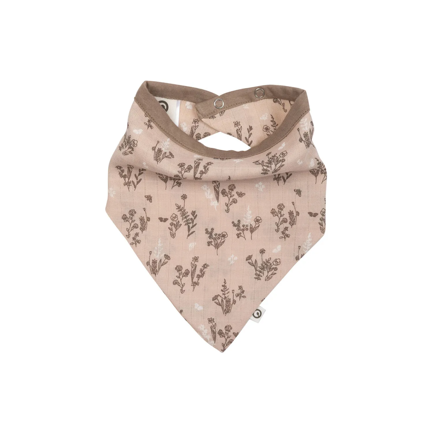 Børn Müsli by Green Cotton Badeudstyr|Håndklæder-FLORA hagesmæk/savlesmæk 2-pak, nightingale/balsam cream/walnut