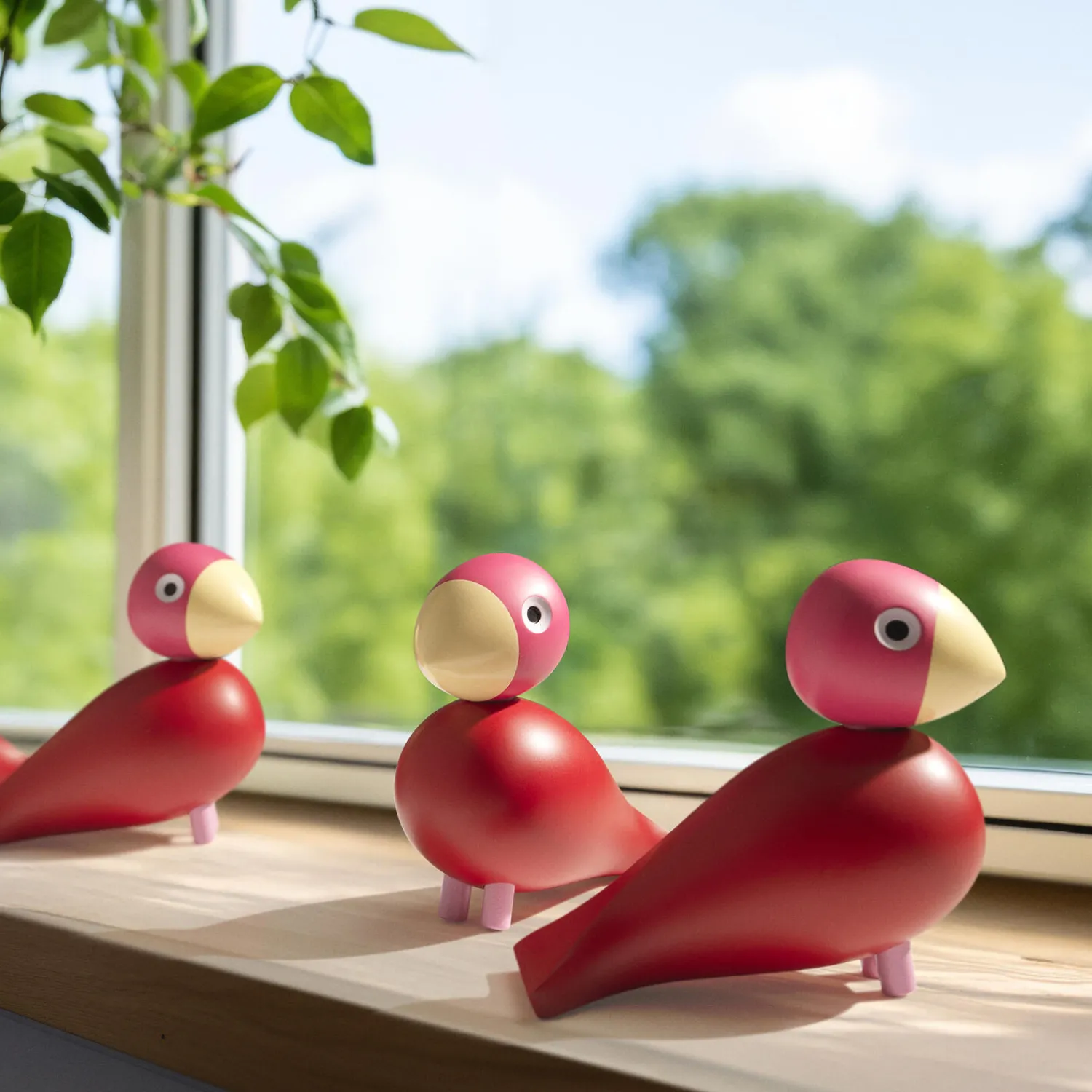 Kay Bojesen Denmark Figurer & Glaskunst-Flora Year Bird 2024, pink