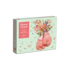 ZikZak Bøger & Puslespil-Flower Power Shaped puslespil