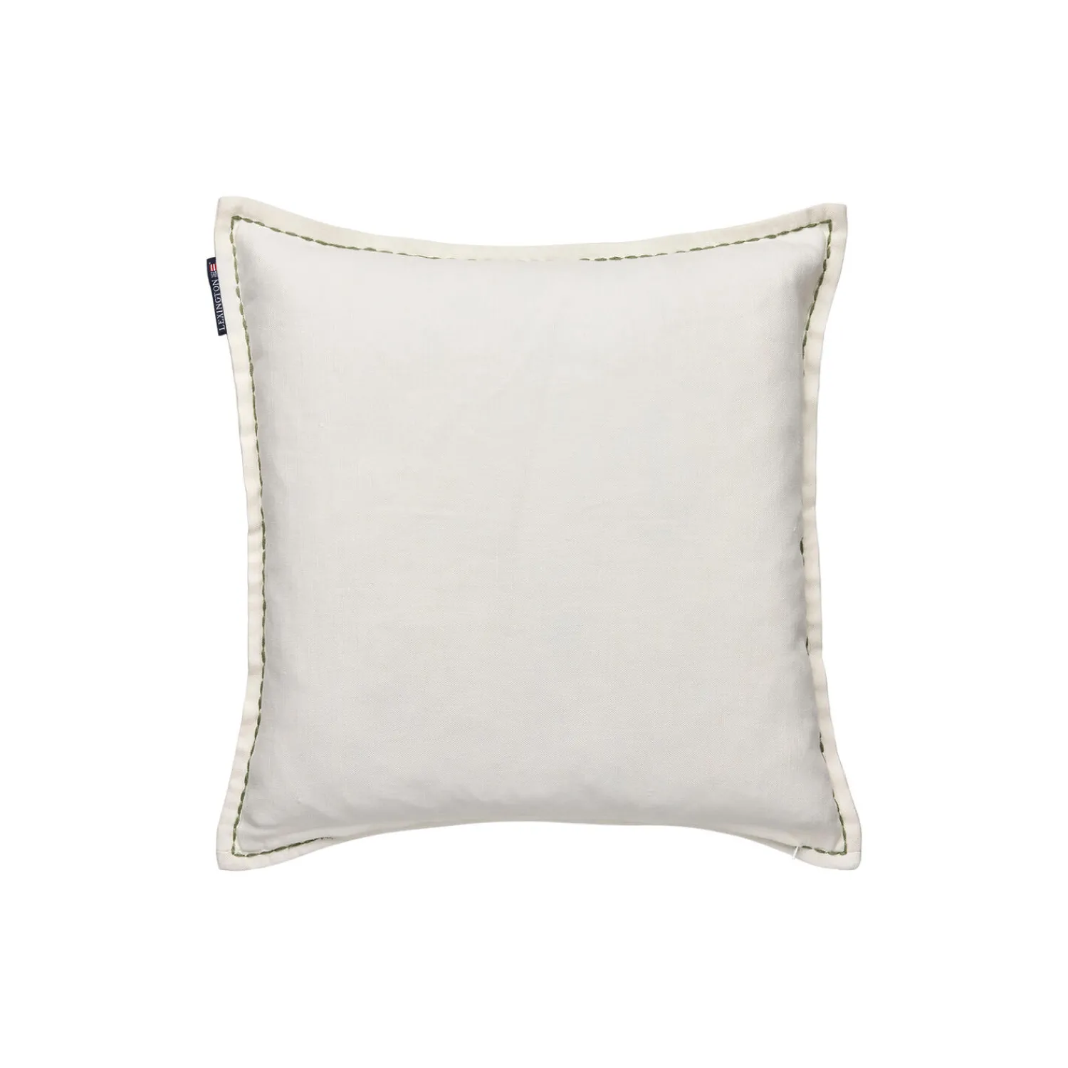 Lexington Pyntepuder & Hynder * Flowers Bloom Linen/Cotton Cushion Cover, white/eucalyptus/pink
