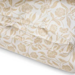 Lexington Sengetøj-Flowers Cotton Sateen Bed Set, white/beige