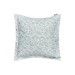 Lexington Sengetøj * Flowers Cotton Sateen Pillowcase, white/eucalyptus