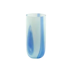 Kodanska Glas-Flow Longdrink, light blue w stripes