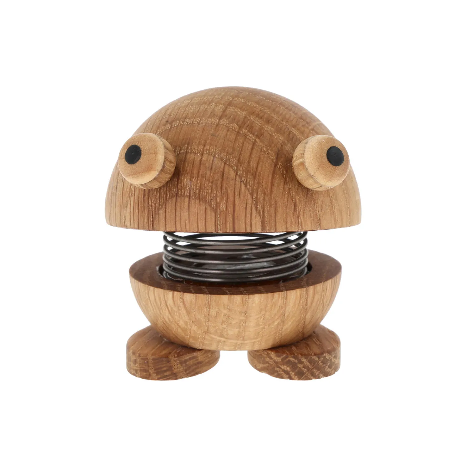 Hoptimist Figurer & Glaskunst * Frog, oak