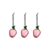 Iittala Figurer & Glaskunst-Glass jordbær 3-pak, pink