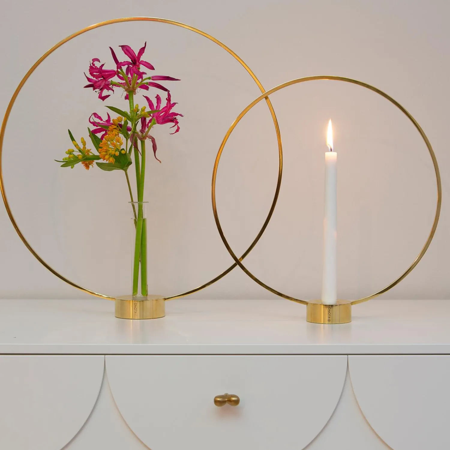 Klong Lysestager-Gloria Candleholder Small