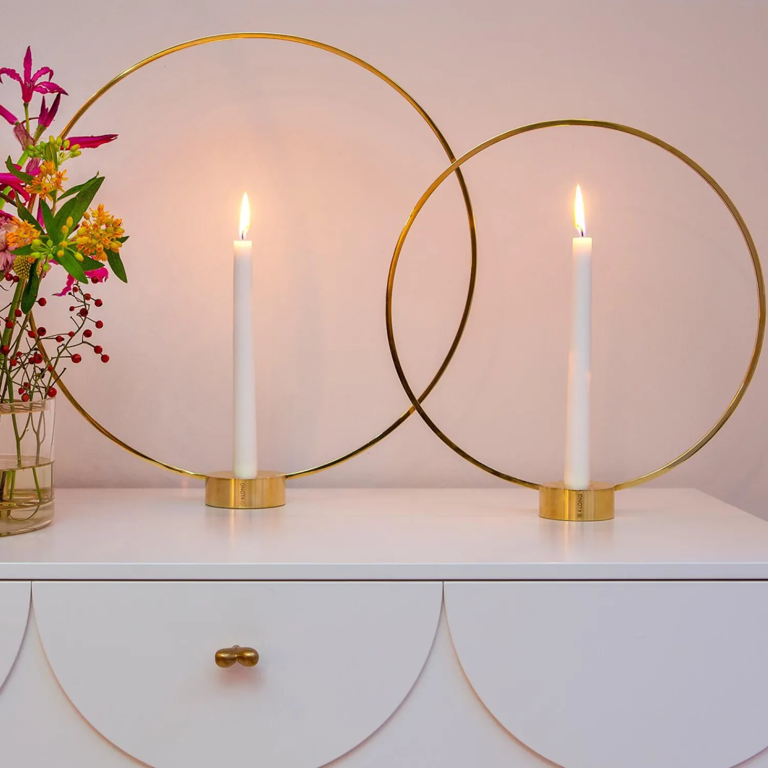 Klong Lysestager-Gloria Candleholder Small