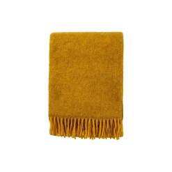 Klippan Yllefabrik Plaider-Gotland uld plaid, yellow