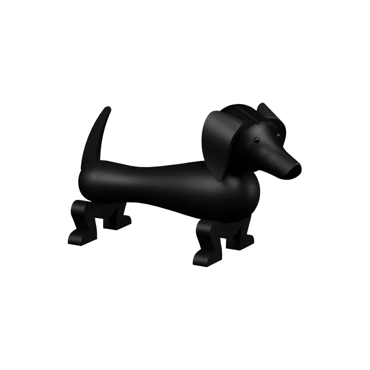 Kay Bojesen Denmark Figurer & Glaskunst * Gravhund , mørk bejdset eg