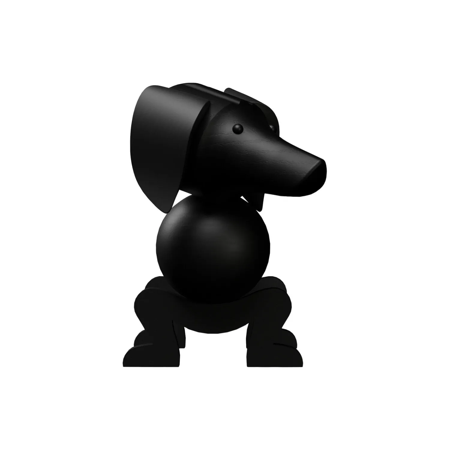 Kay Bojesen Denmark Figurer & Glaskunst * Gravhund , mørk bejdset eg