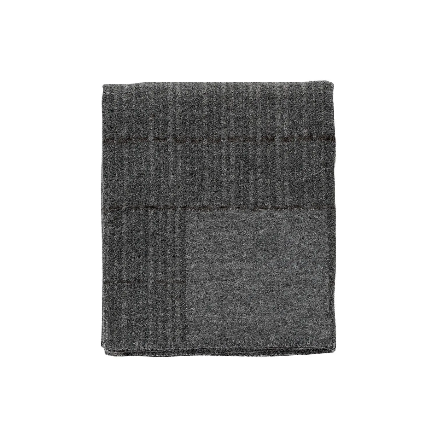 Fredericia Plaider-Grid plaid, mørkegrå