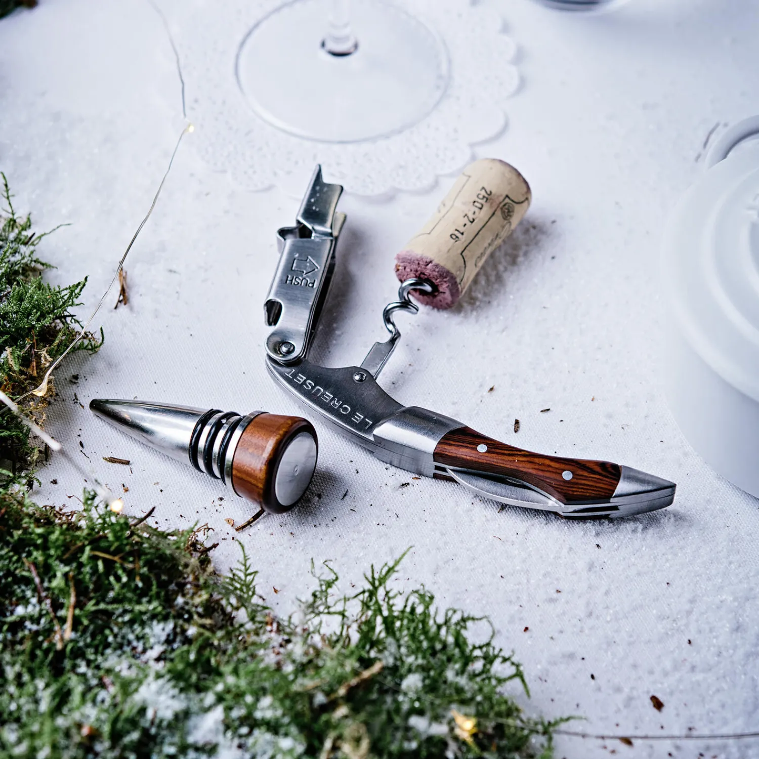 Le Creuset Barudstyr * GS-190 gavesæt m/ WT-110 og prop