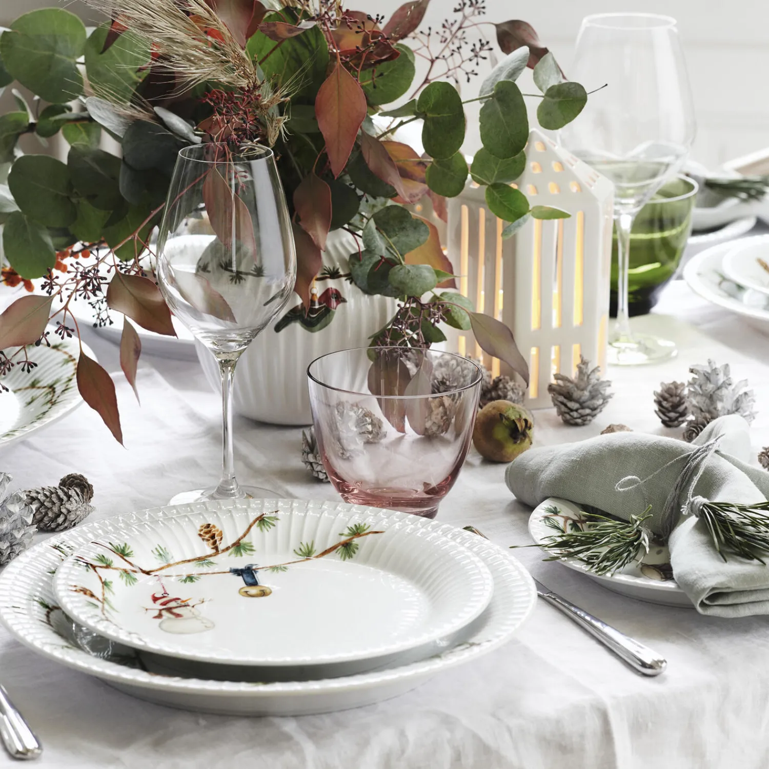 Kähler Tallerkener-Hammershøi Christmas tallerken Ø 19 cm