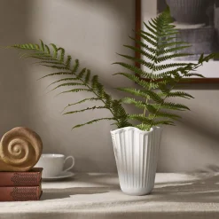 Kähler Vaser * Hammershøi Unfold Vase, hvid