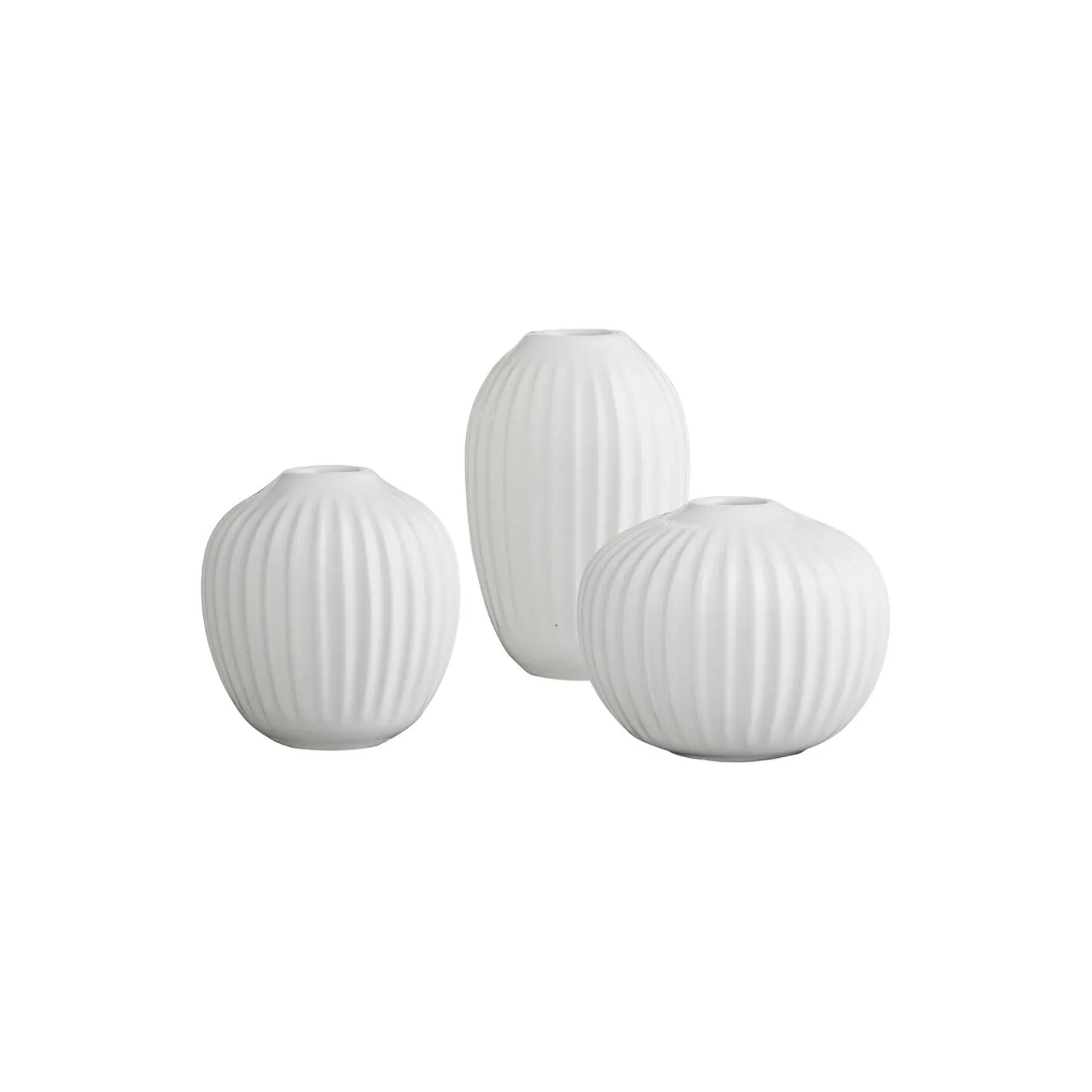 Kähler Vaser * Hammershøi vase miniature 3 stk