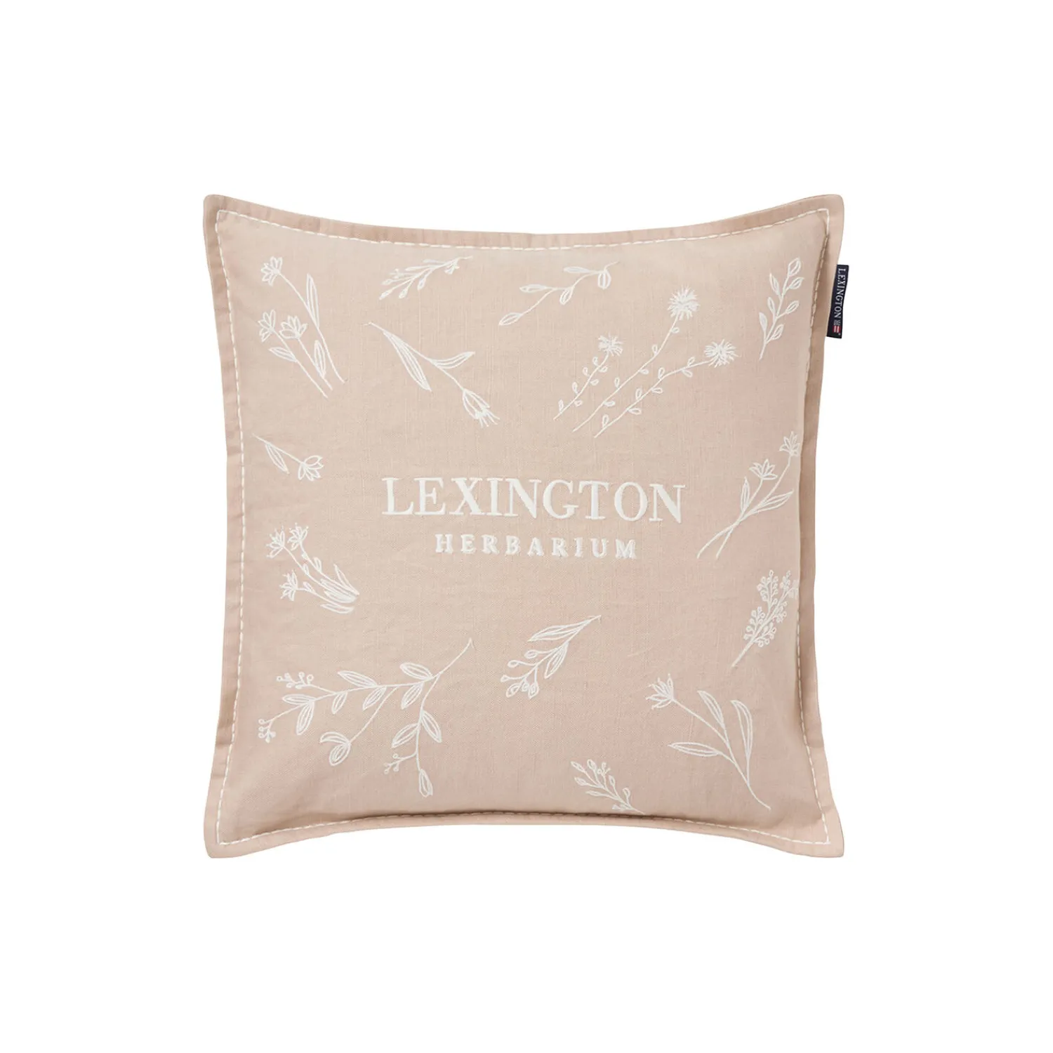 Lexington Pyntepuder & Hynder-Herbarium Linen/Cotton Cushion Cover, beige/white