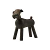 Kay Bojesen Denmark Figurer & Glaskunst-Hund Tim, røget eg
