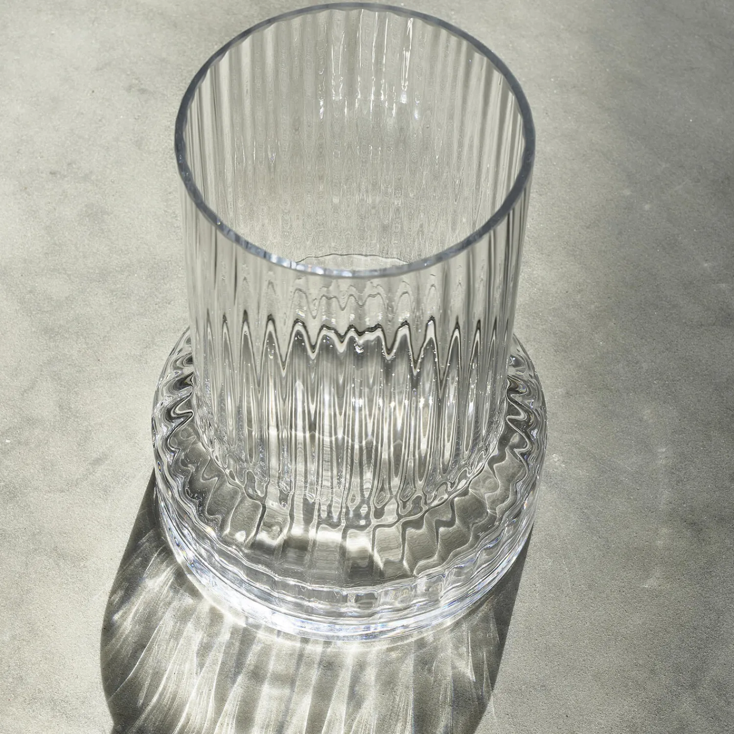 Villa Collection Vaser-Hvils vase med riller