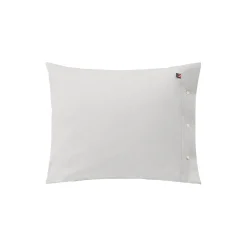 Lexington Sengetøj-Icons Pin Point Gray Cotton Pillowcase, gray