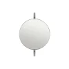 GUBI Vægspejle * IOI Wall Mirror, black semi matt/brass sphere