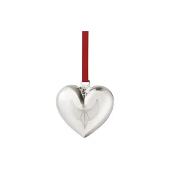 Georg Jensen Pynt-2024 Julehjerte, sølv
