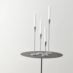 Piet Hein Lysestager-Jupiter lysestage 29 cm, rustfri stål