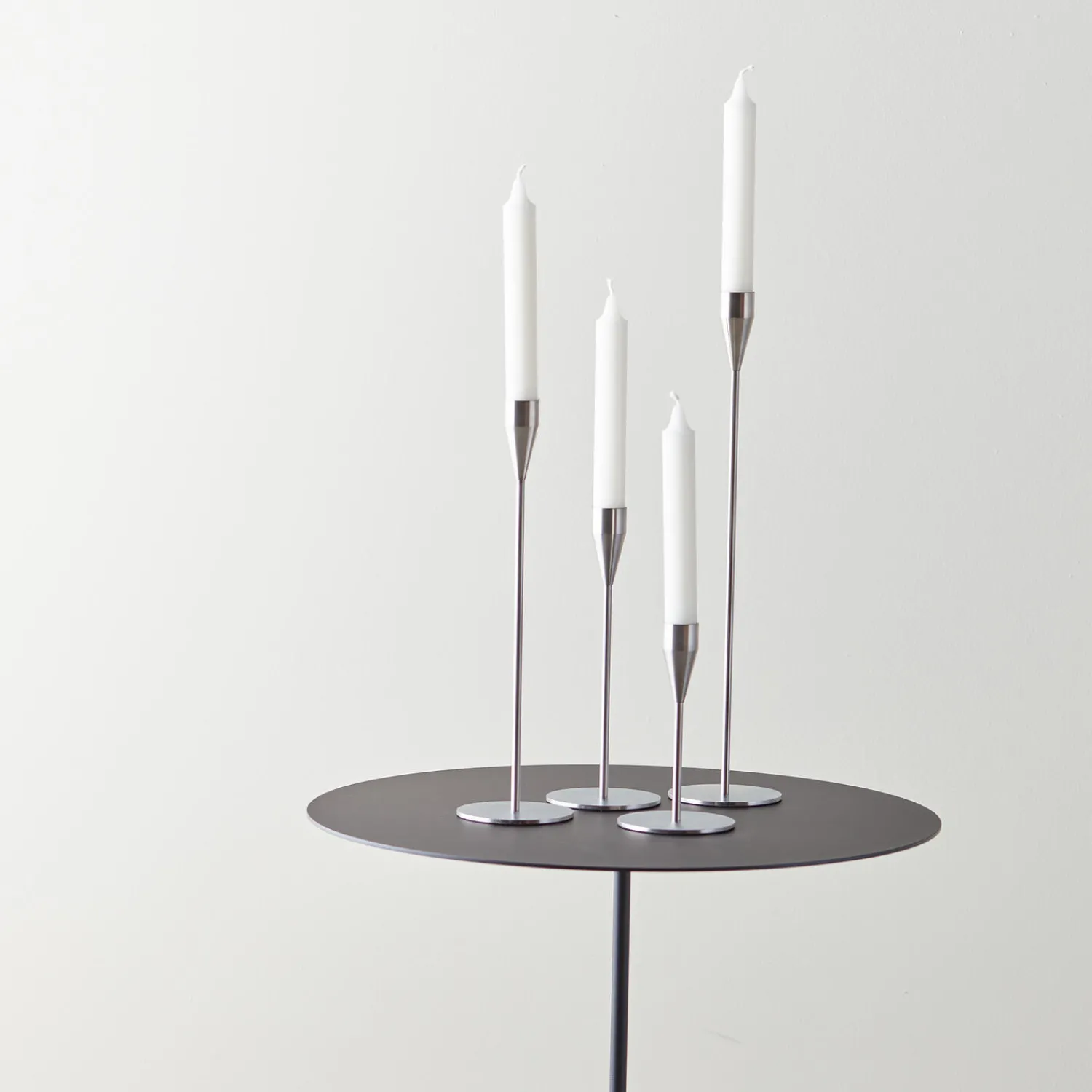 Piet Hein Lysestager-Jupiter lysestage 29 cm, rustfri stål