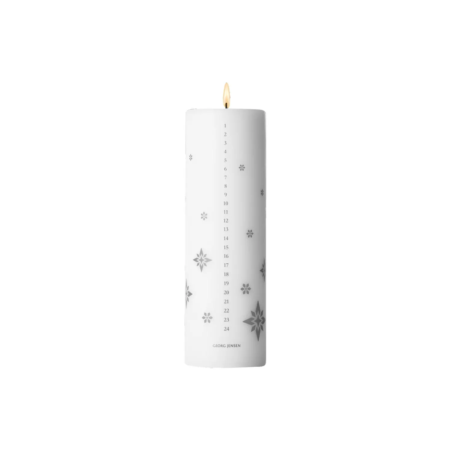 Georg Jensen Pynt-2024 Kalenderlys, sølv