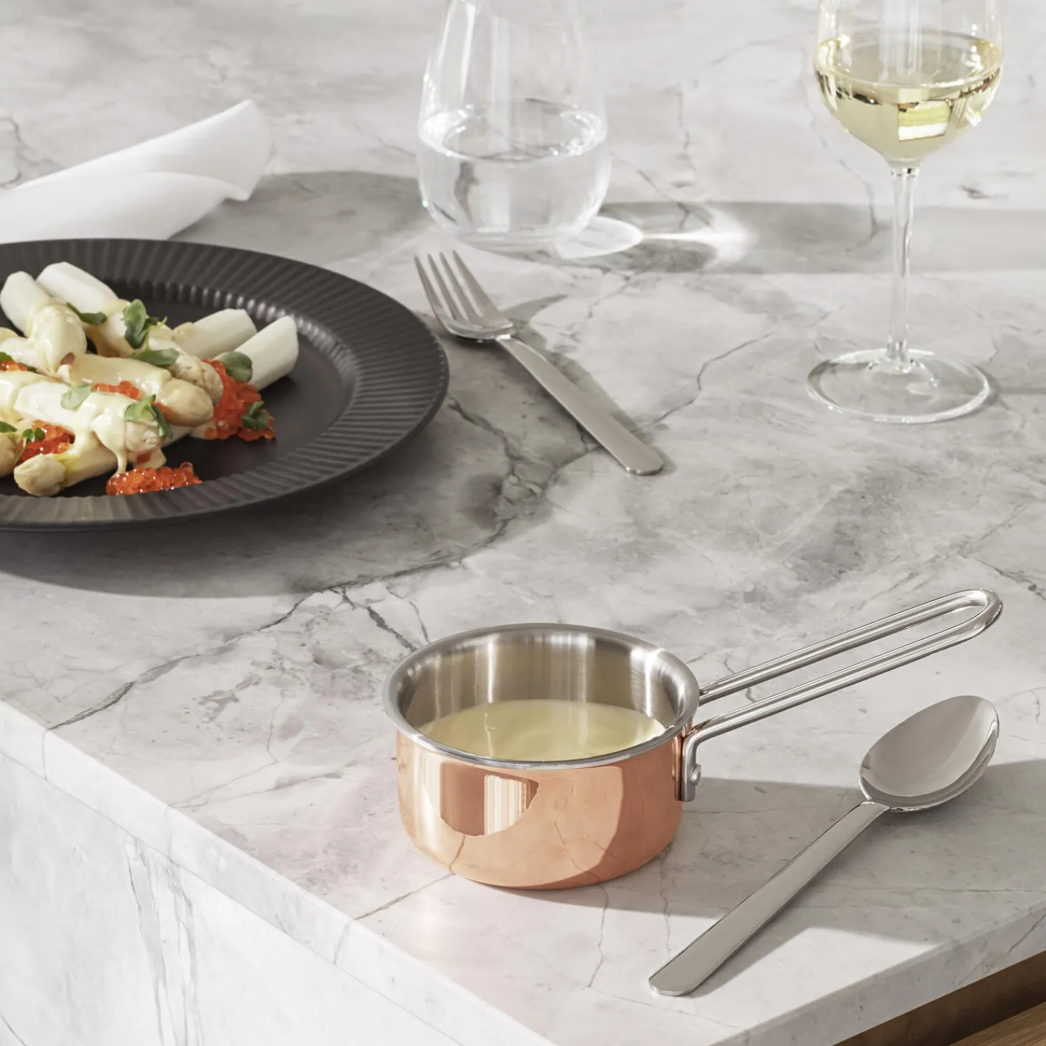 Eva Trio Gryder & Pander-Kasserolle 0,3 L, copper