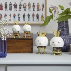 Hoptimist Figurer & Glaskunst * King, white
